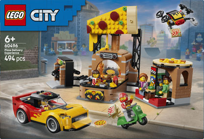 LEGO® | City: Pizza Delivery Experience with Vehicles (60496) - box back
