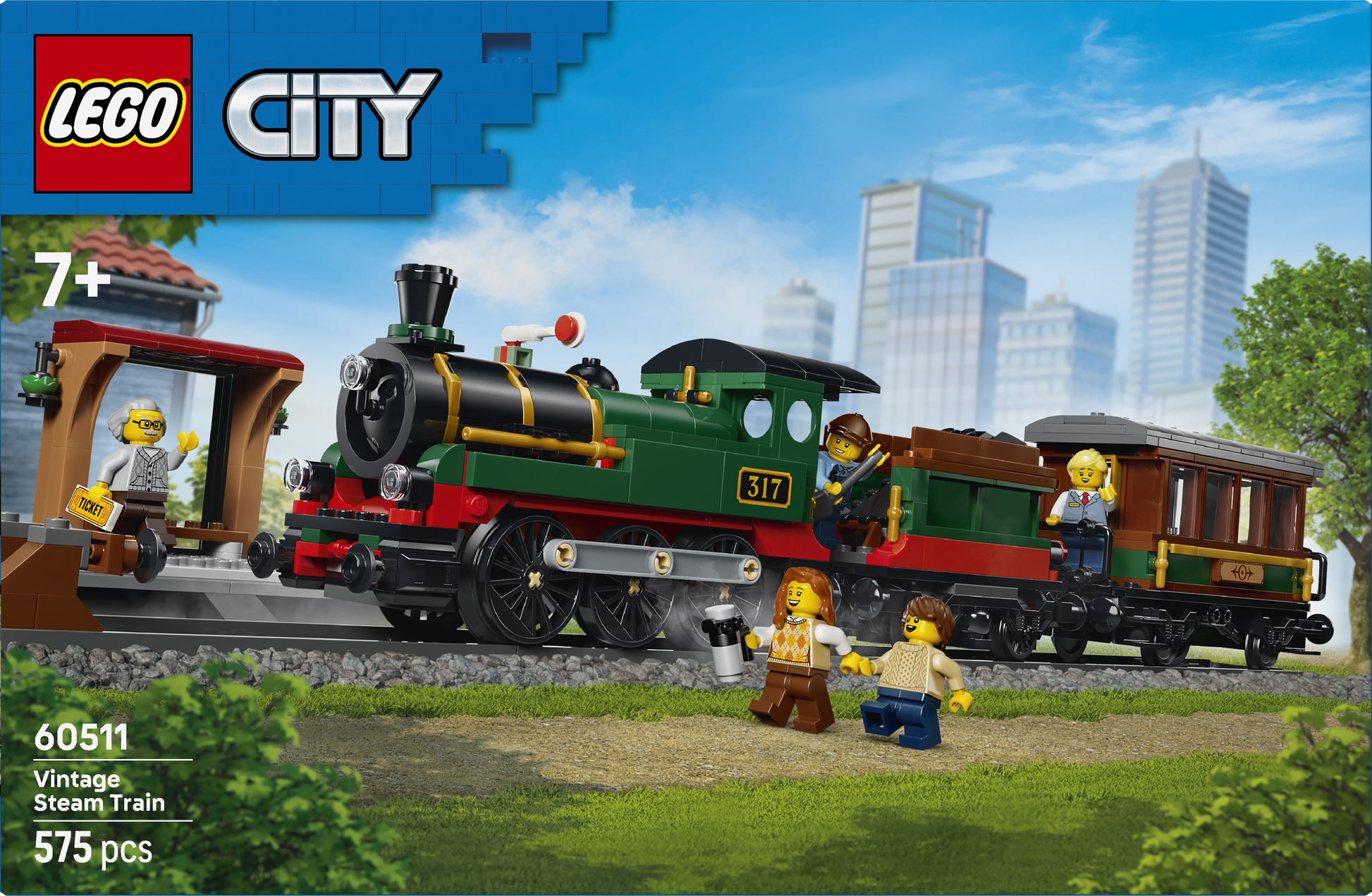 LEGO® | City: Vintage Steam Train (60511) - box back