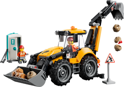 LEGO® | City: Yellow Backhoe Loader (60480) - product image