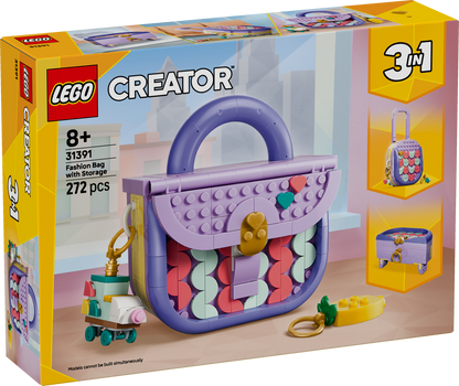 LEGO® | Creator 3-in-1: Art Fashion Bag with Storage (31391) - box front