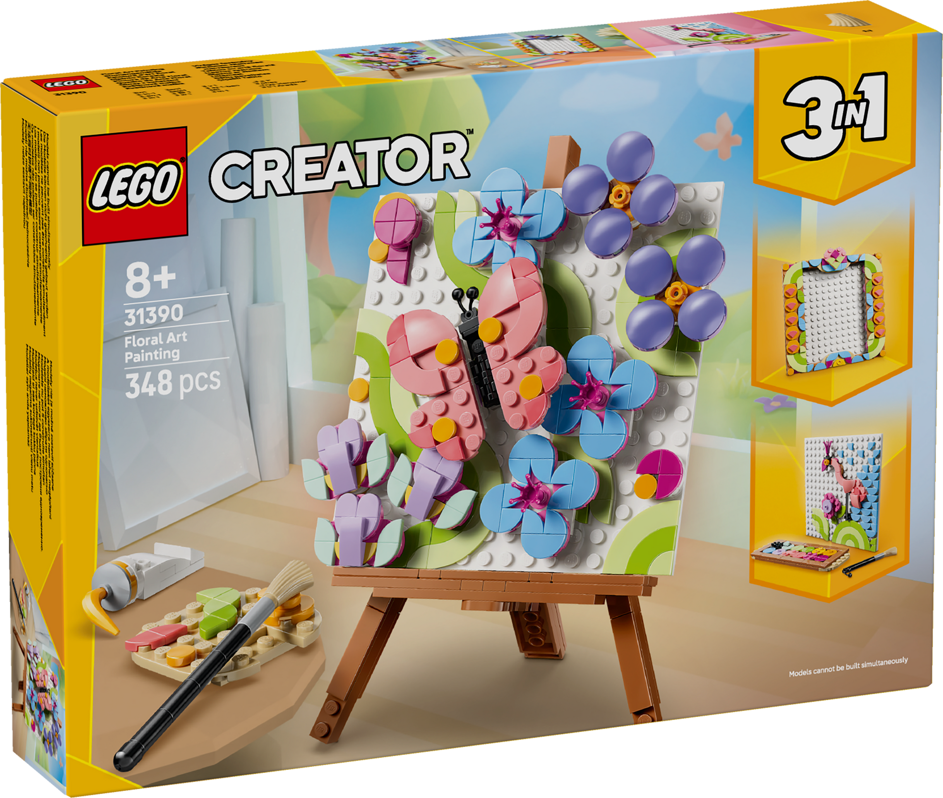 LEGO® | Creator 3-in-1: Floral Art Decor Painting (31390) - box front