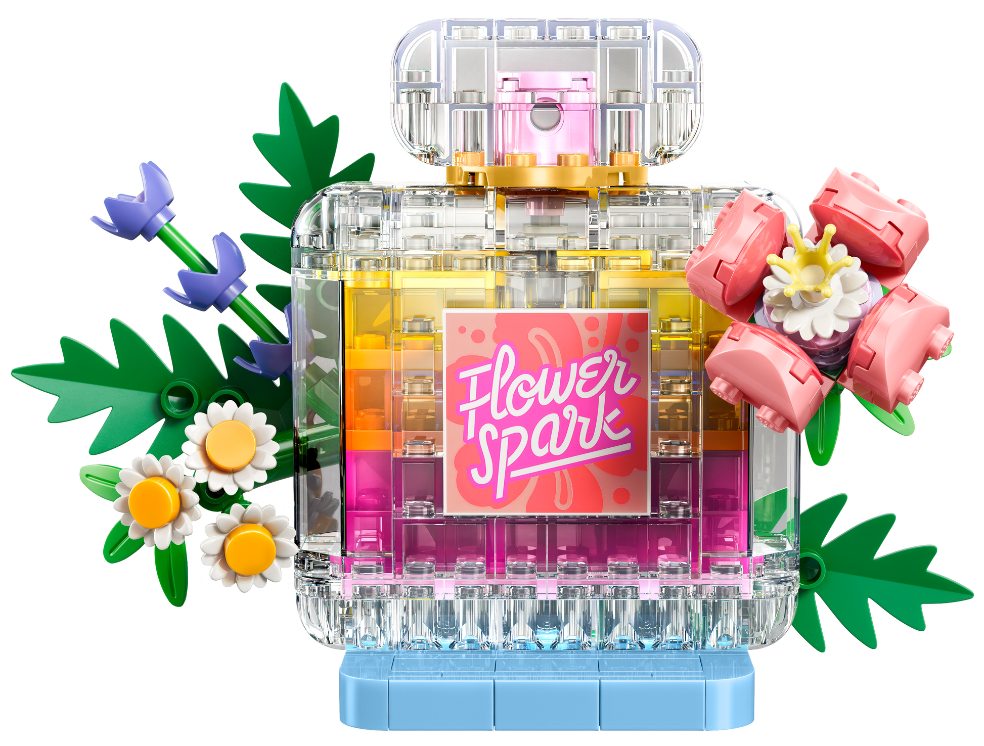 LEGO® | Creator 3-in-1: Floral Decor Perfume Bottle (31383) - product image