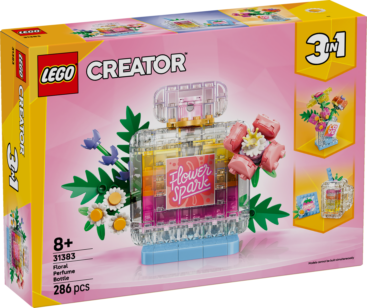 LEGO® | Creator 3-in-1: Floral Decor Perfume Bottle (31383) - box front