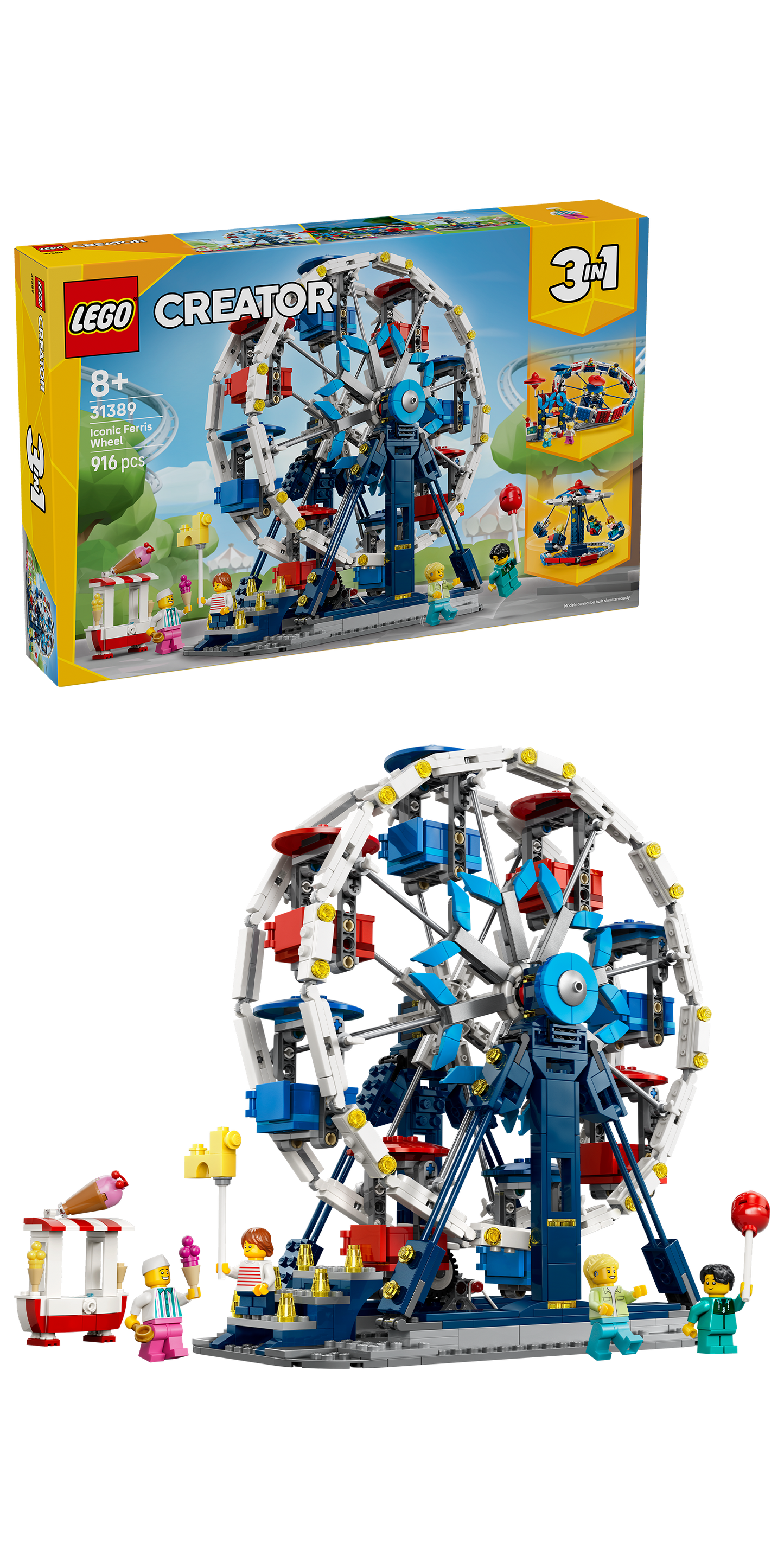 LEGO® | Creator 3-in-1: Iconic Ferris Wheel (31389) - box and product image