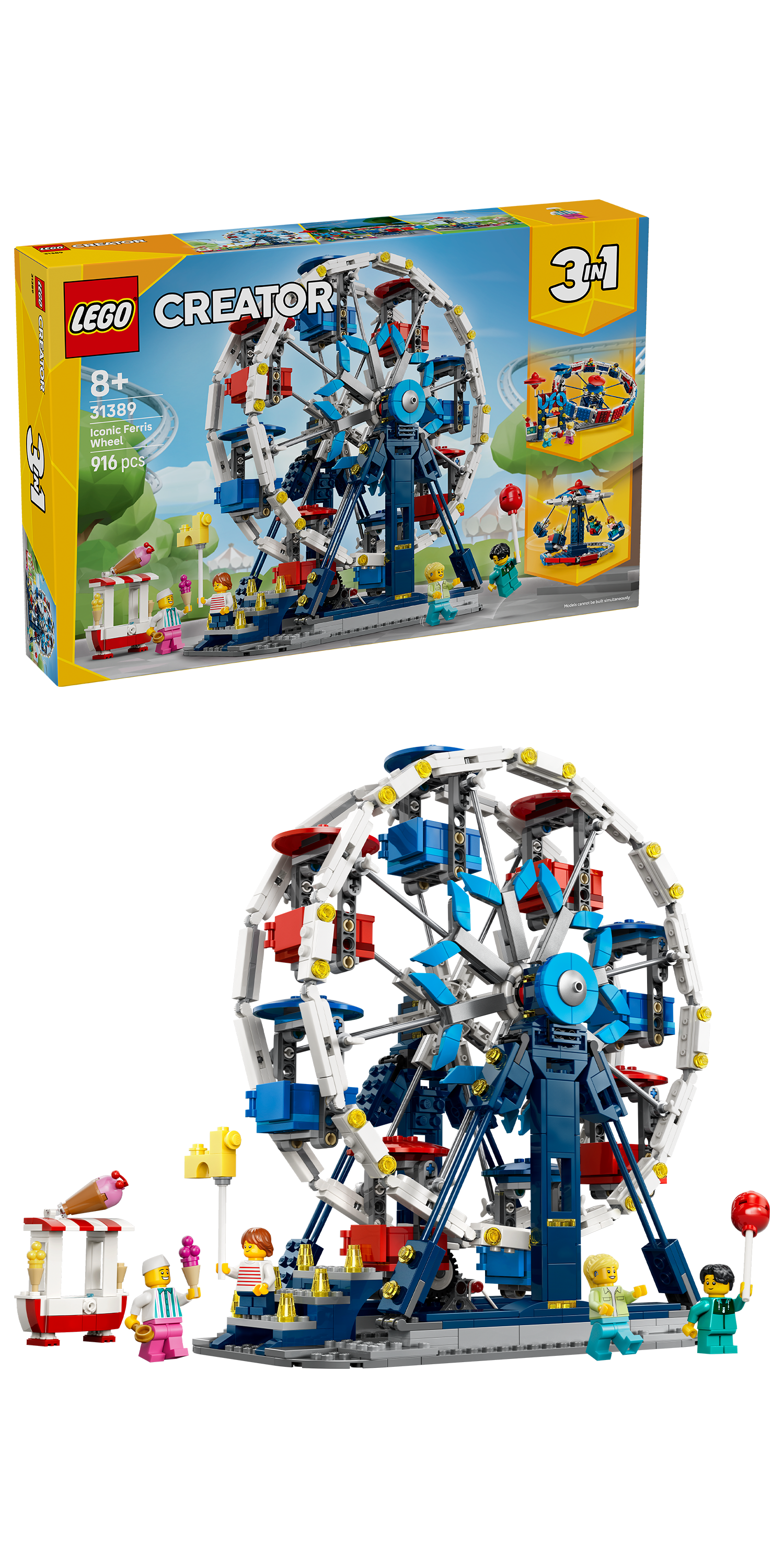 LEGO® | Creator 3-in-1: Iconic Ferris Wheel (31389) - box and product image