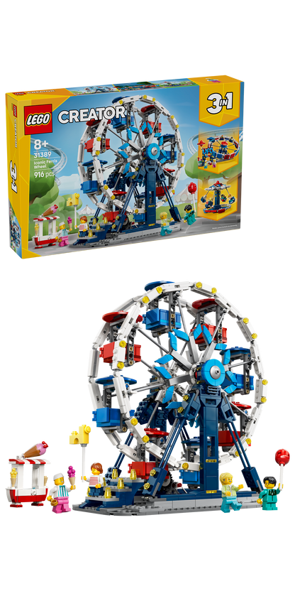 LEGO® | Creator 3-in-1: Iconic Ferris Wheel (31389) - box and product image