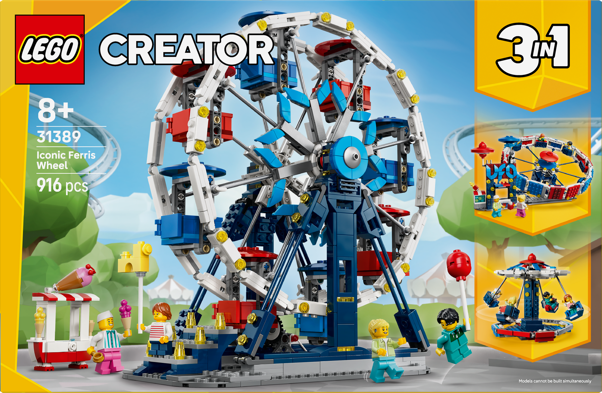 LEGO® | Creator 3-in-1: Iconic Ferris Wheel (31389) - box back