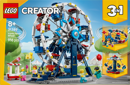 LEGO® | Creator 3-in-1: Iconic Ferris Wheel (31389) - box back