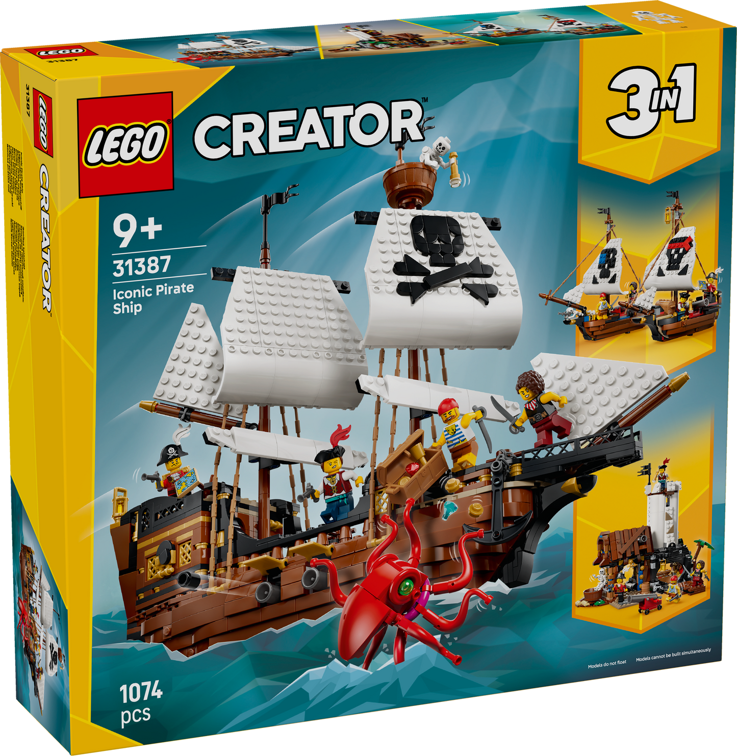 LEGO® | Creator 3-in-1: Iconic Pirate Ship (31387) - box front