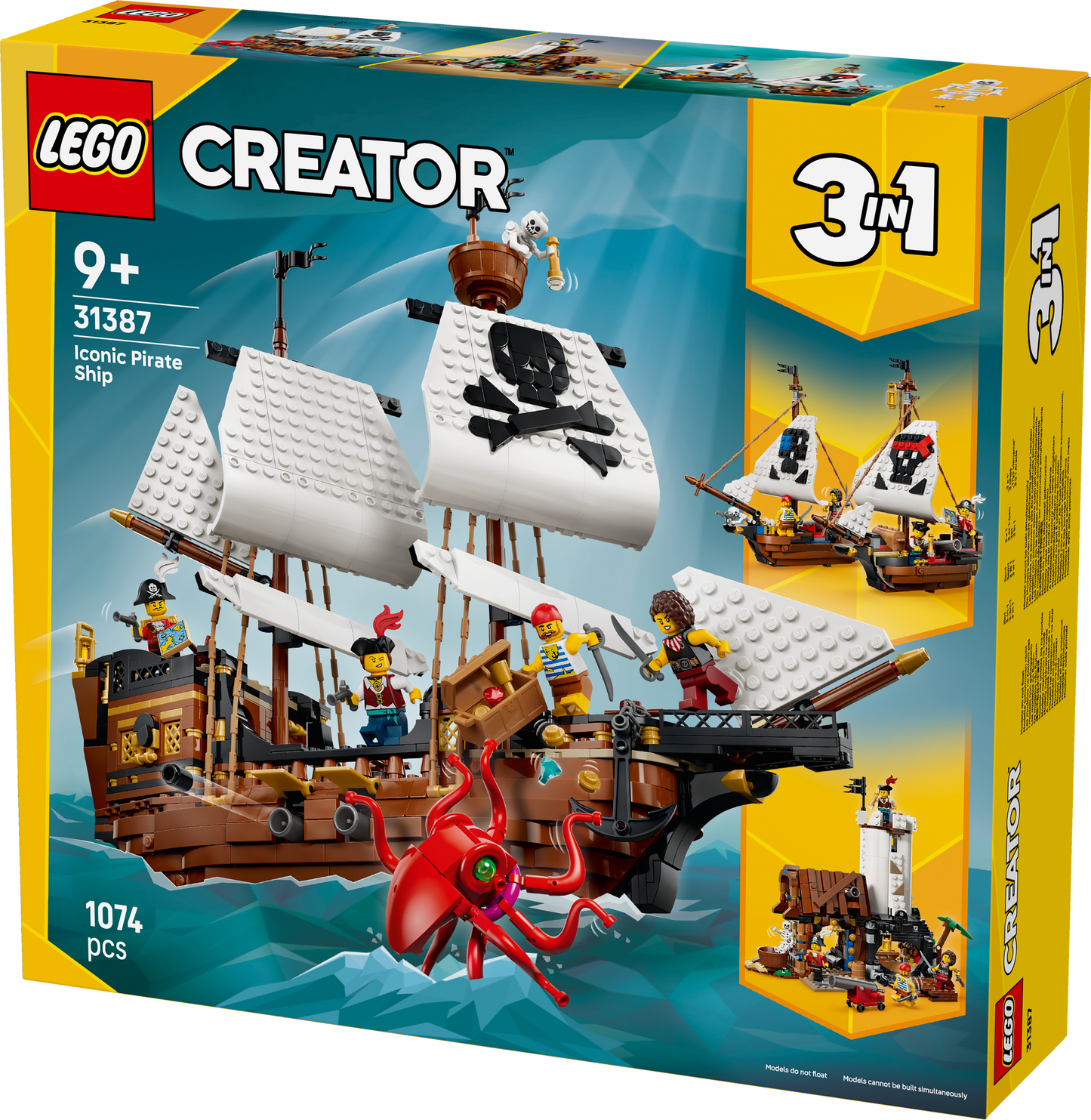 LEGO® | Creator 3-in-1: Iconic Pirate Ship (31387) - box detail