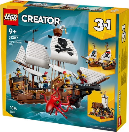 LEGO® | Creator 3-in-1: Iconic Pirate Ship (31387) - box detail