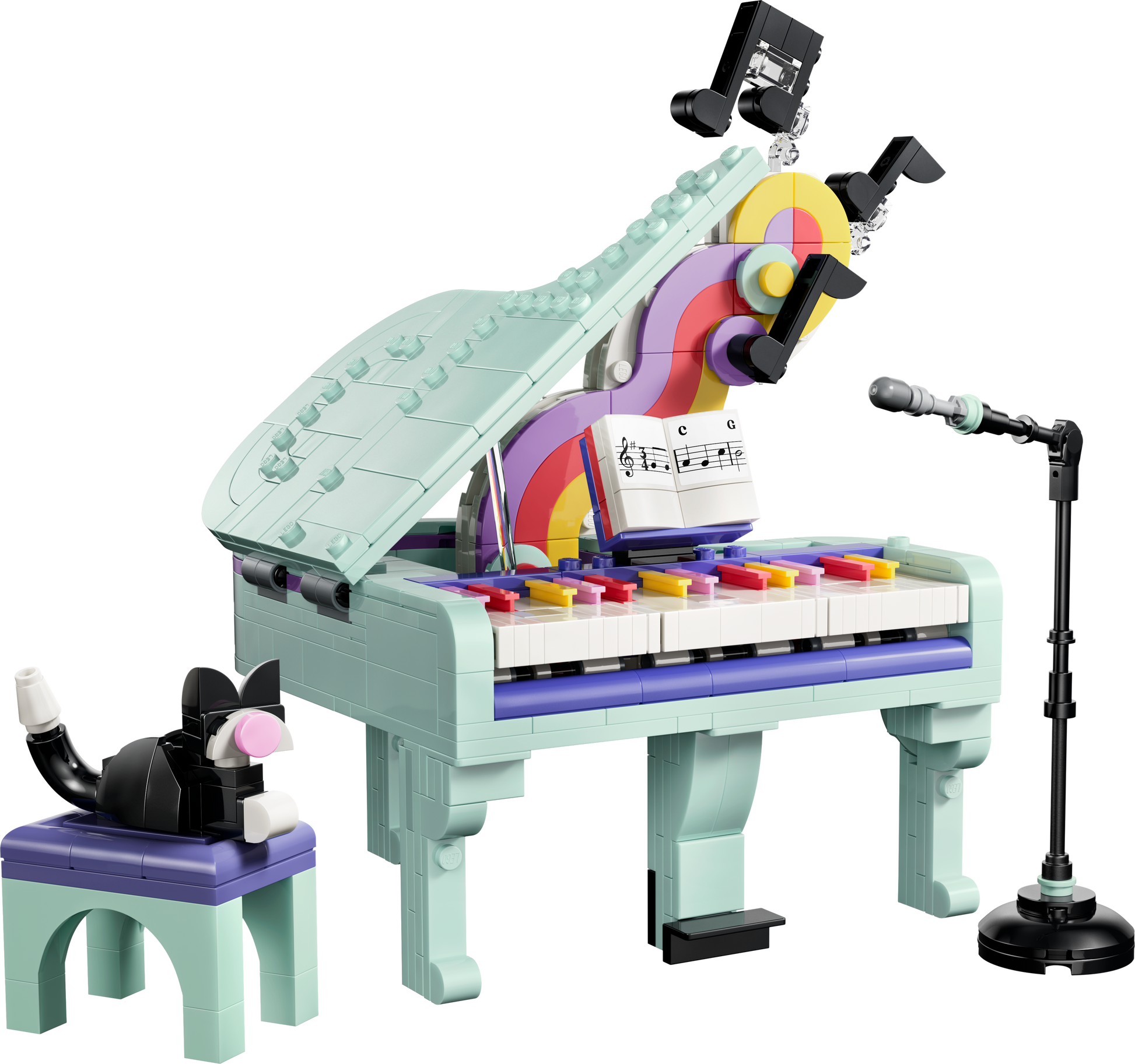 LEGO® | Creator 3-in-1: Music Decor Piano with Cat (31392) - product image