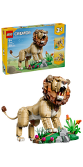 LEGO® | Creator 3-in-1: Wild Animals: Majestic Lion (31386) - box and product image