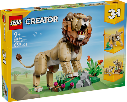 LEGO® | Creator 3-in-1: Wild Animals: Majestic Lion (31386) - box front