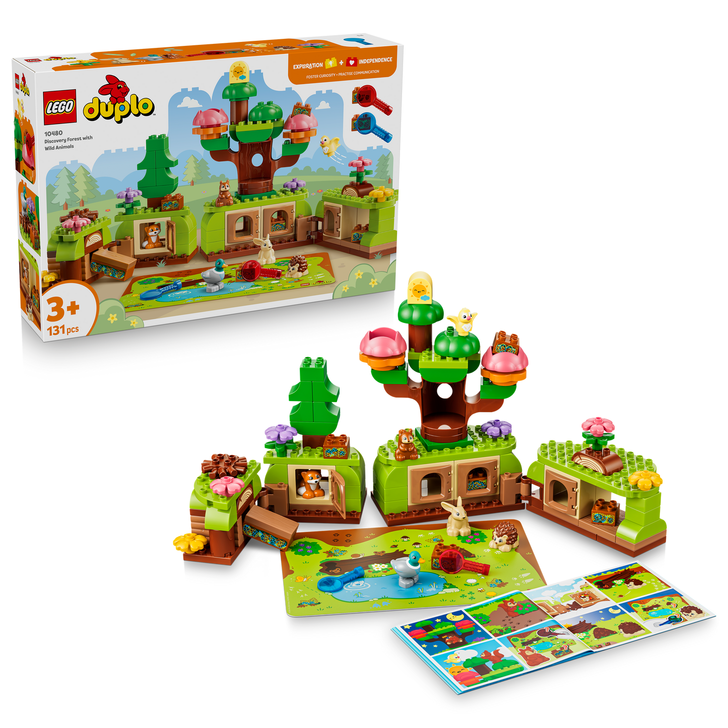 LEGO® | DUPLO: Discovery Forest with Wild Animals (10480) - box and product image