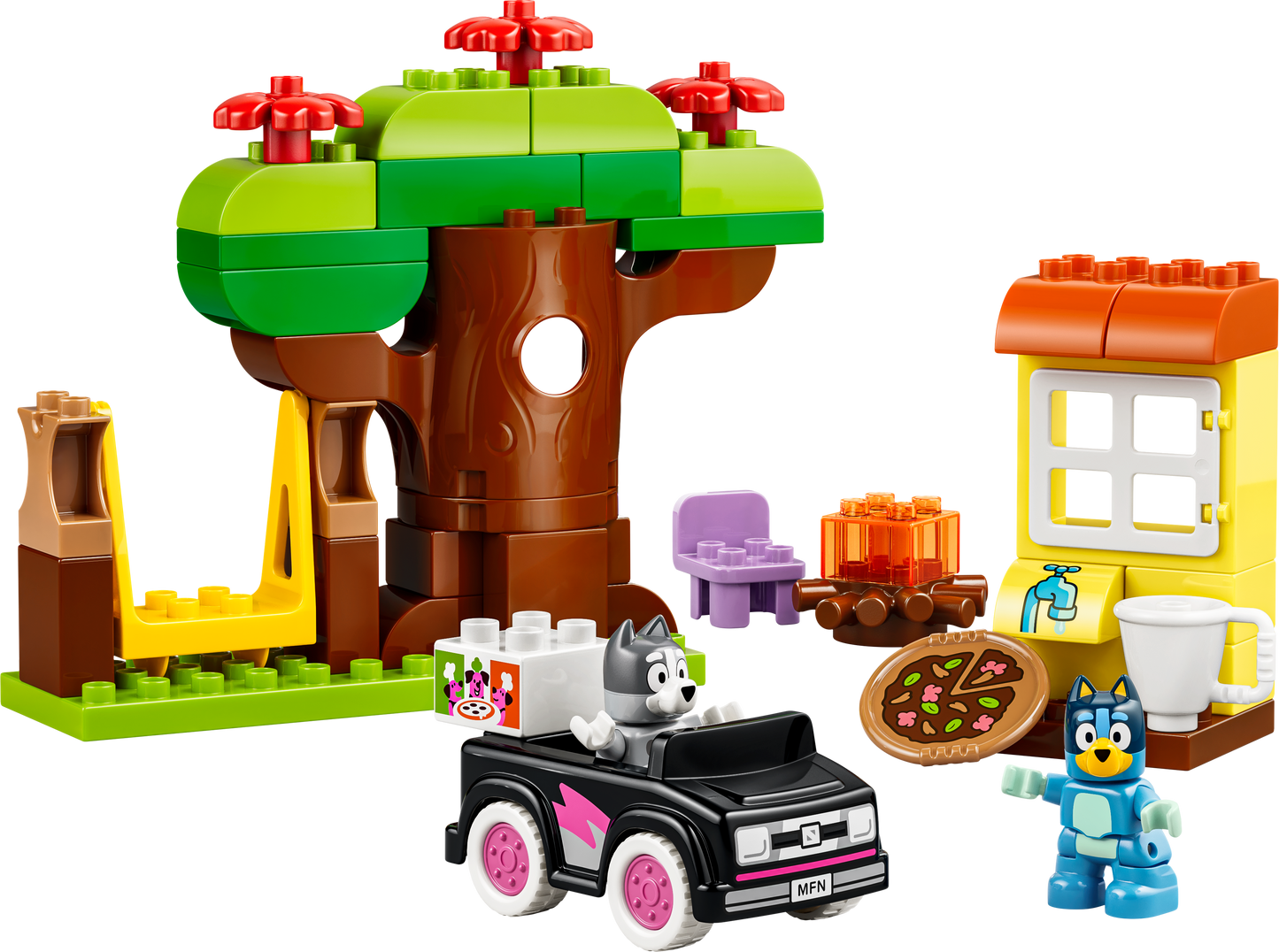 LEGO® | DUPLO: Pizza Girls with Muffin and Bluey (10469) - product image
