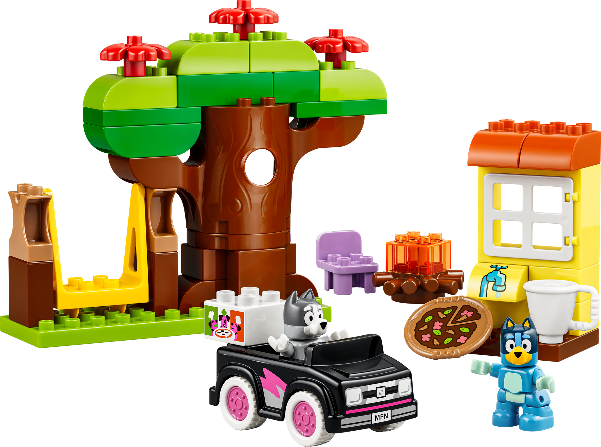 LEGO® | DUPLO: Pizza Girls with Muffin and Bluey (10469) - product image