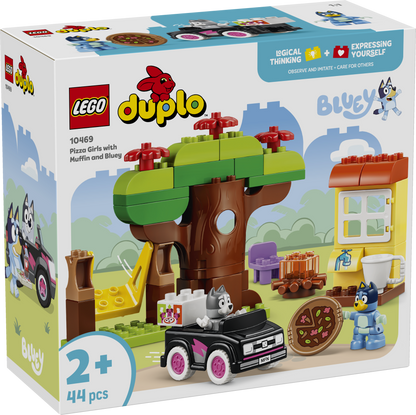 LEGO® | DUPLO: Pizza Girls with Muffin and Bluey (10469) - box front