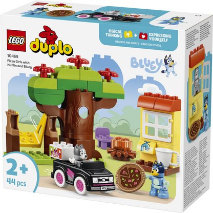 LEGO® | DUPLO: Pizza Girls with Muffin and Bluey (10469) - box detail