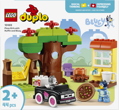 LEGO® | DUPLO: Pizza Girls with Muffin and Bluey (10469) - box back