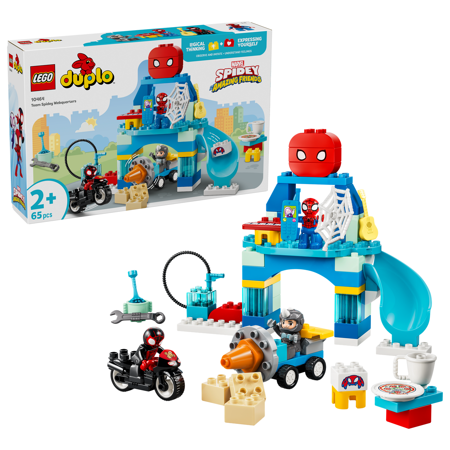 LEGO® | DUPLO: Team Spidey Webquarters (10464) - box and product image