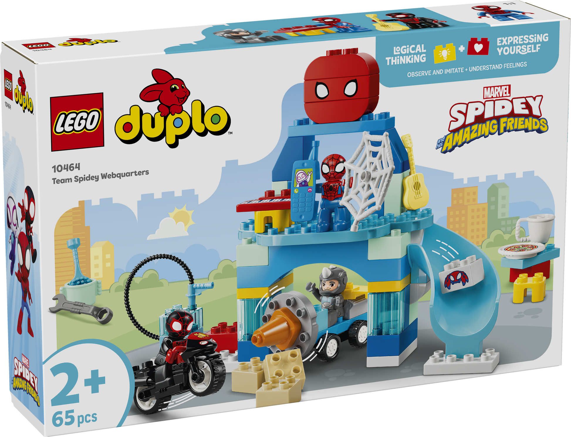 LEGO® | DUPLO: Team Spidey Webquarters (10464) - box front