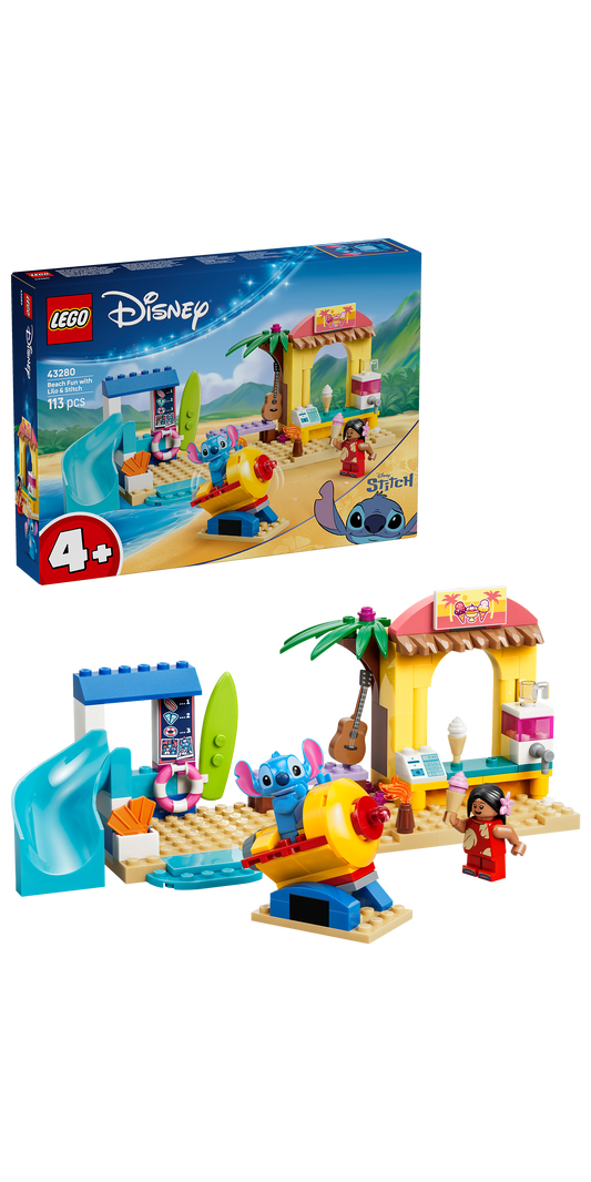 LEGO® | Disney: Beach Fun with Lilo & Stitch (43280) - box and product image