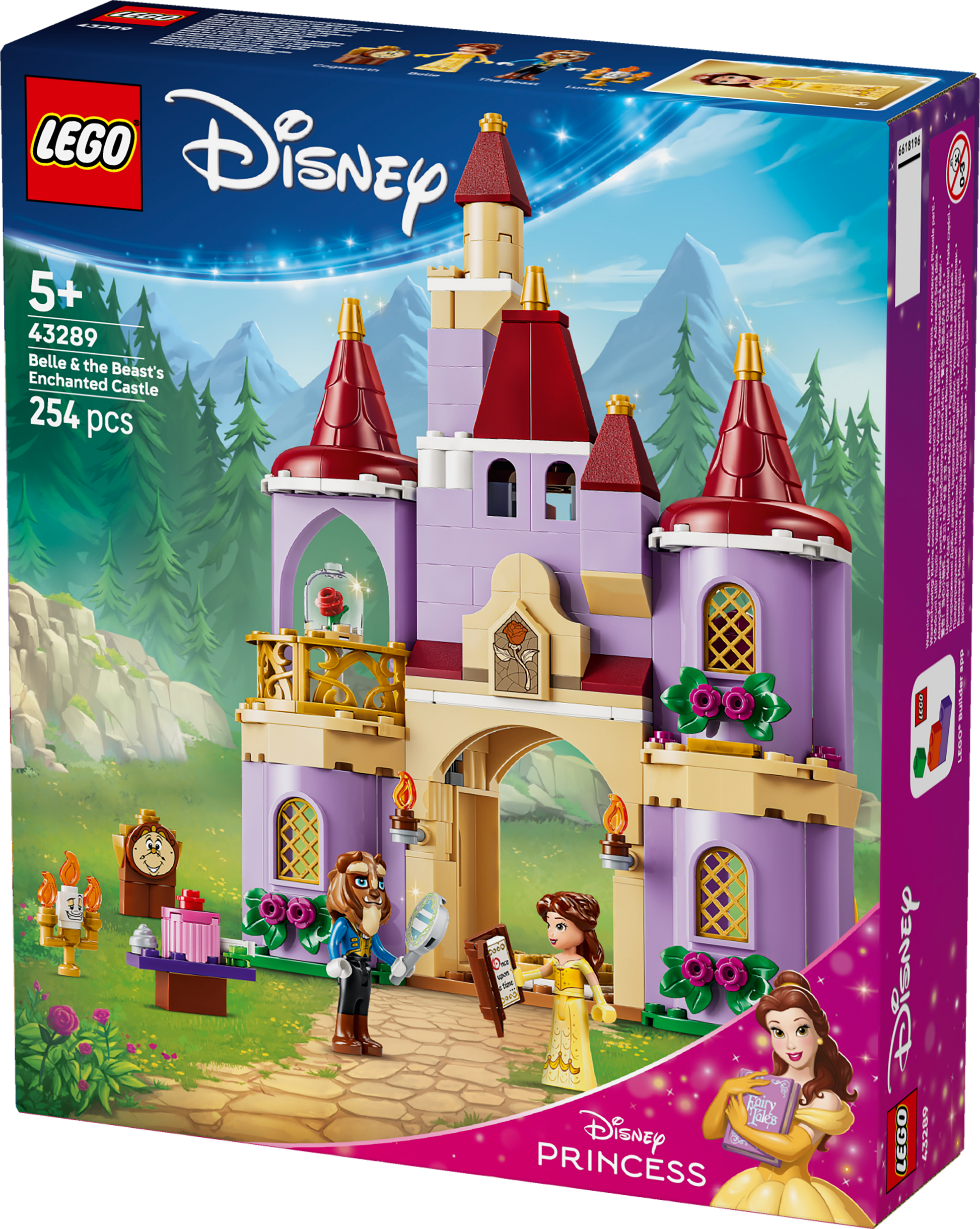 LEGO® | Disney: Belle & the Beast's Enchanted Castle (43289) - box detail
