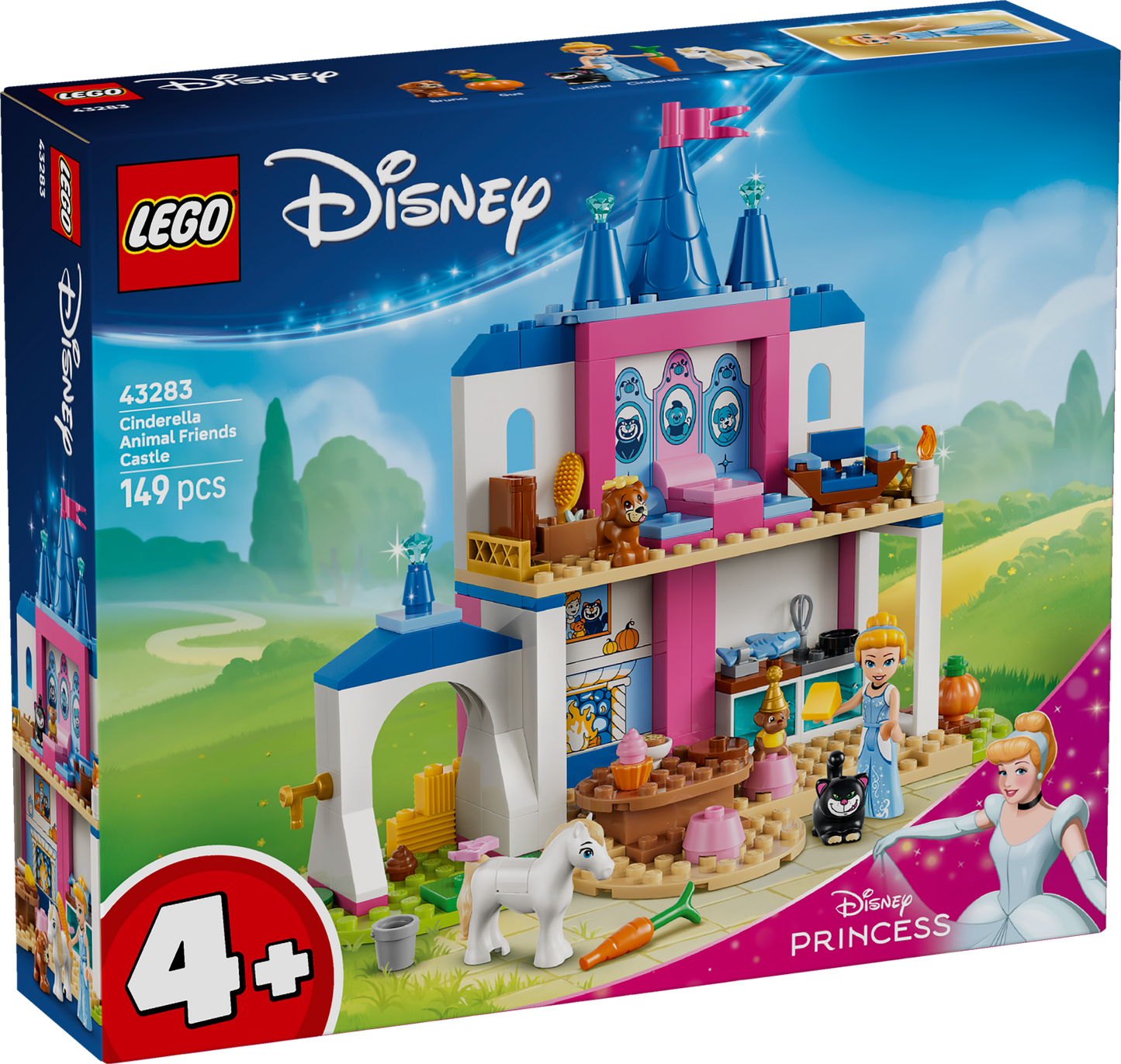 LEGO® | Disney: Cinderella Animal Friends Castle (43283) - box front
