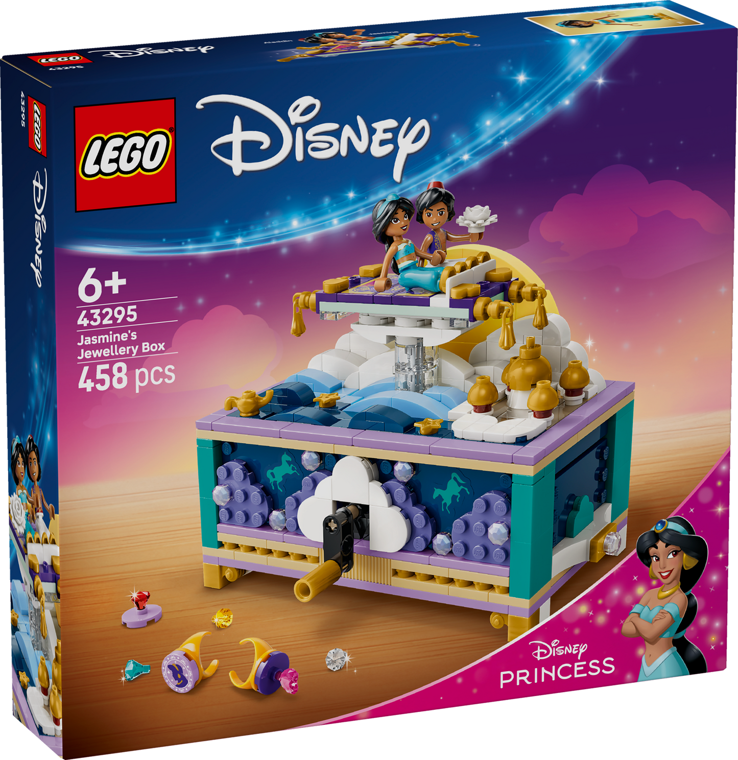 LEGO® | Disney: Jasmine's Jewelry Box (43295) - box front