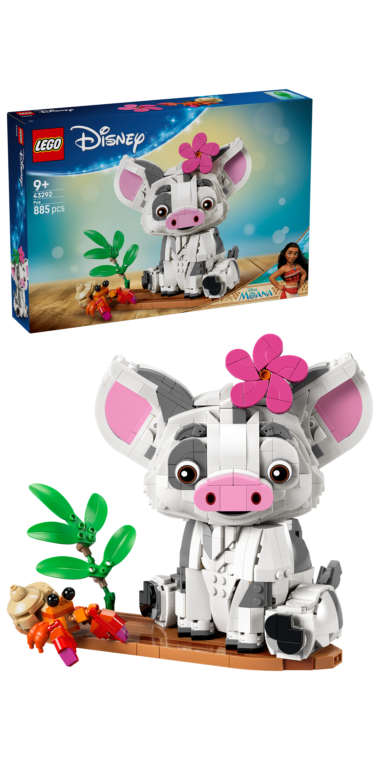 LEGO® | Disney: Pua (43292) - box and product image