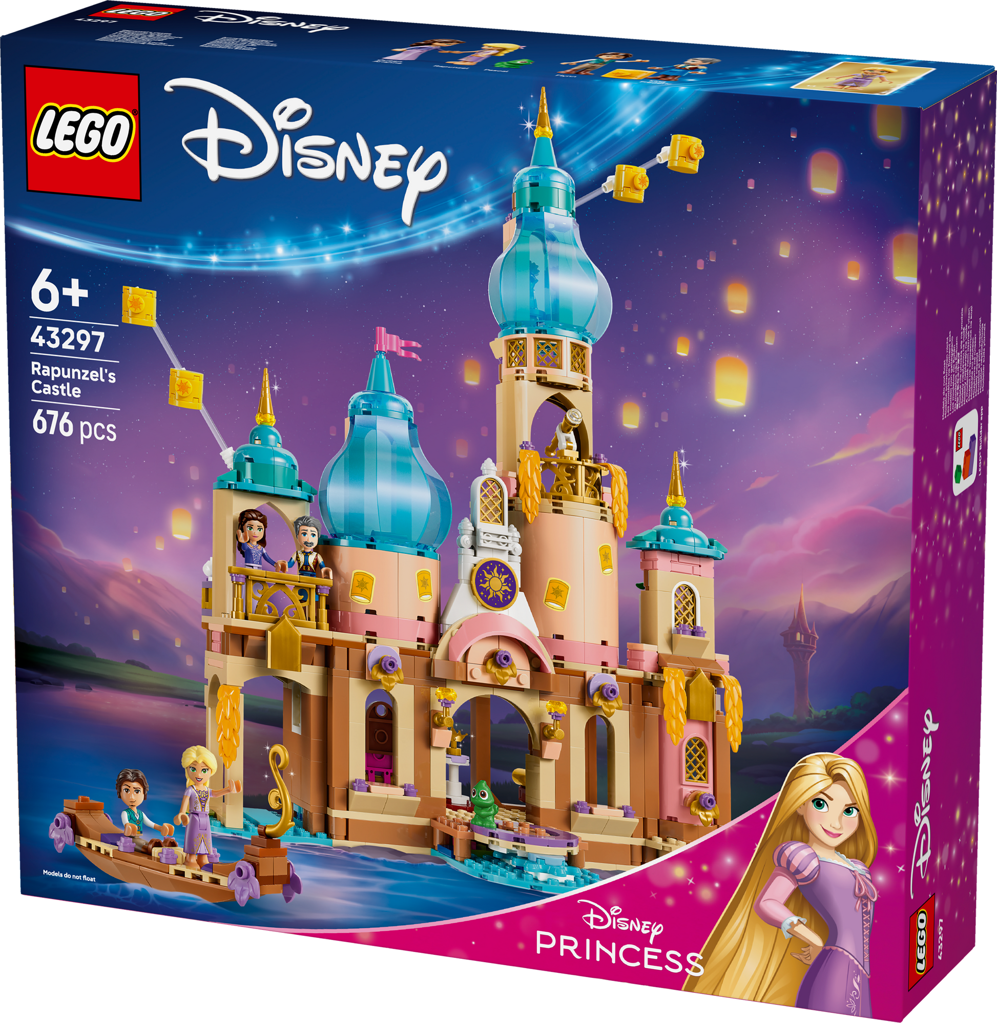 LEGO® | Disney: Rapunzel's Castle (43297) - box detail