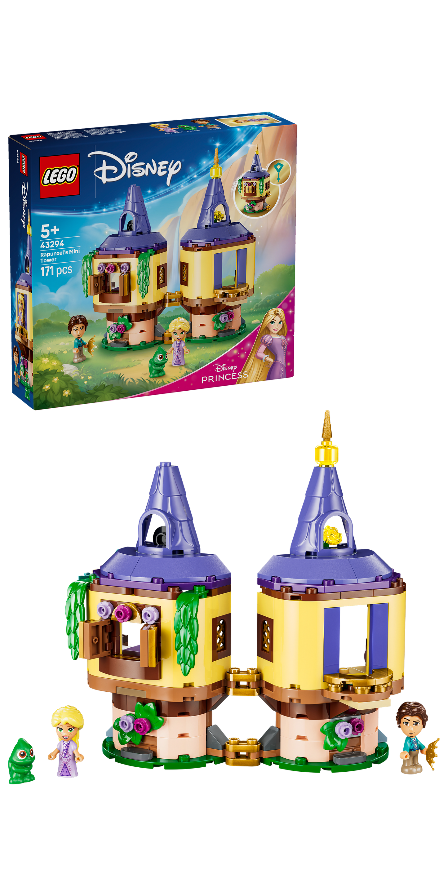 LEGO® | Disney: Rapunzel's Mini Tower (43294) - box and product image