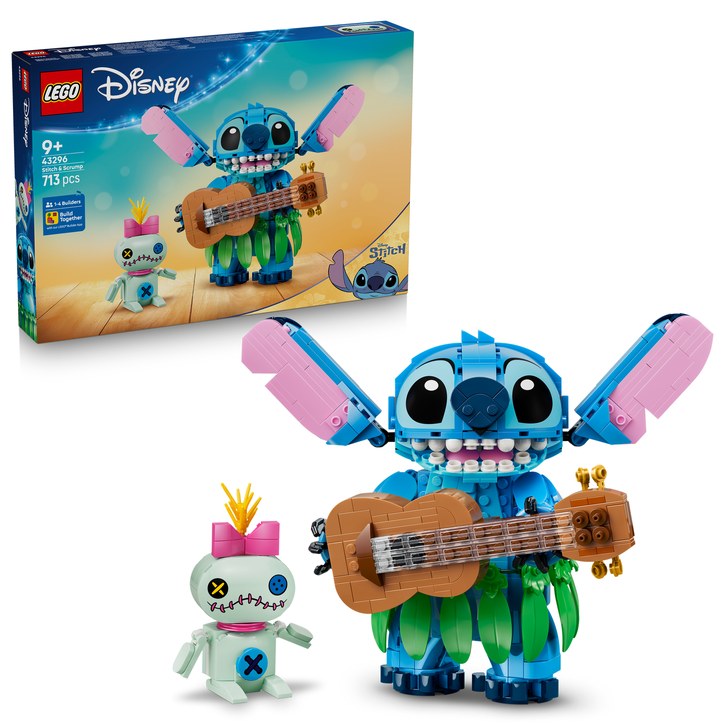 LEGO® | Disney: Stitch & Scrump (43296) - box and product image