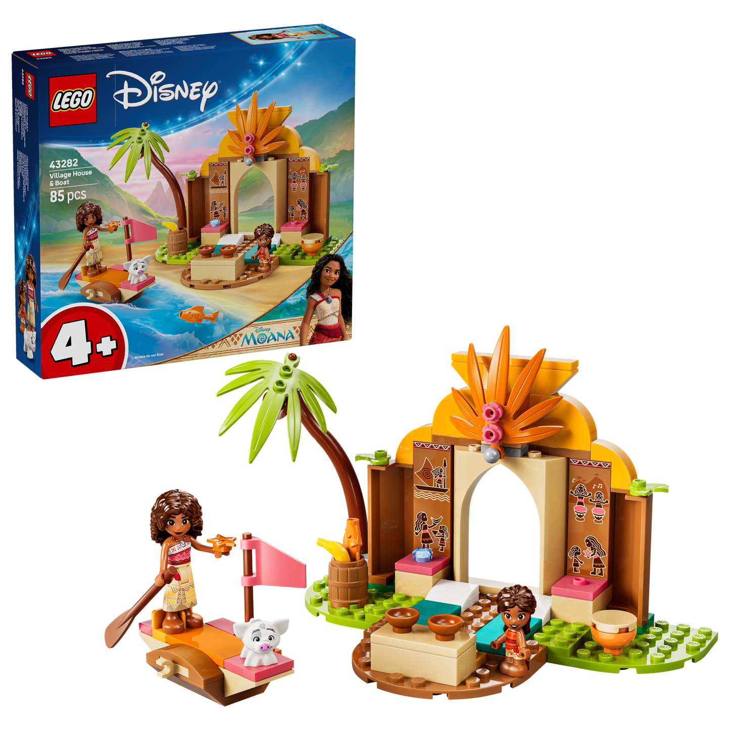 LEGO® | Disney: Village House & Boat (43282) - box and product image