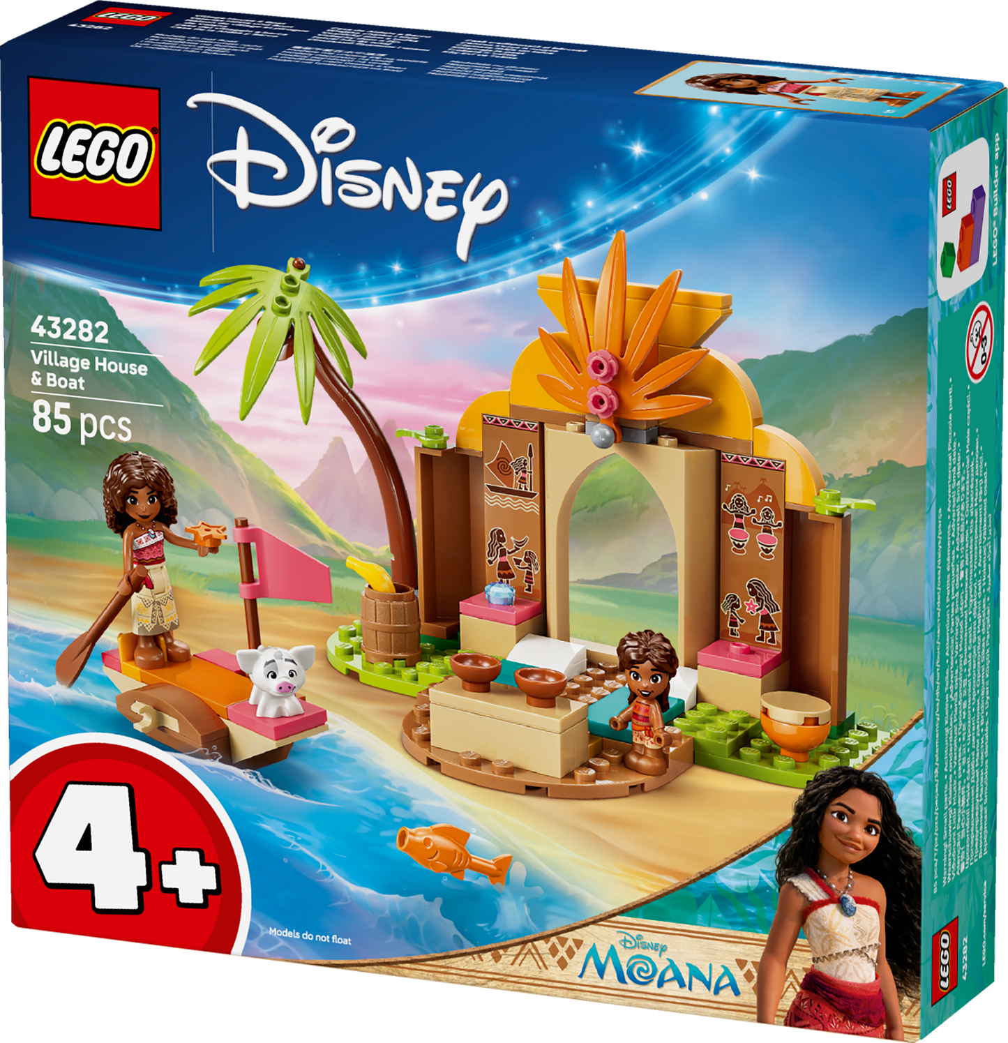 LEGO® | Disney: Village House & Boat (43282) - box detail