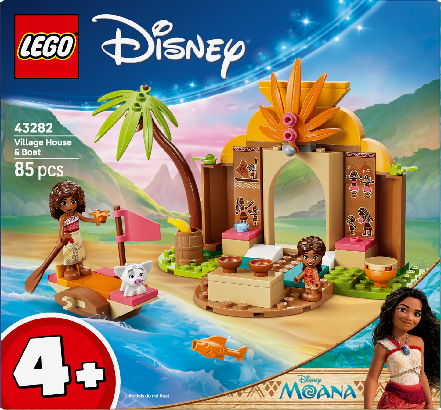 LEGO® | Disney: Village House & Boat (43282) - box back