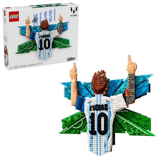 LEGO® | Editions: Lionel Messi: Celebration (43018) - box and product image