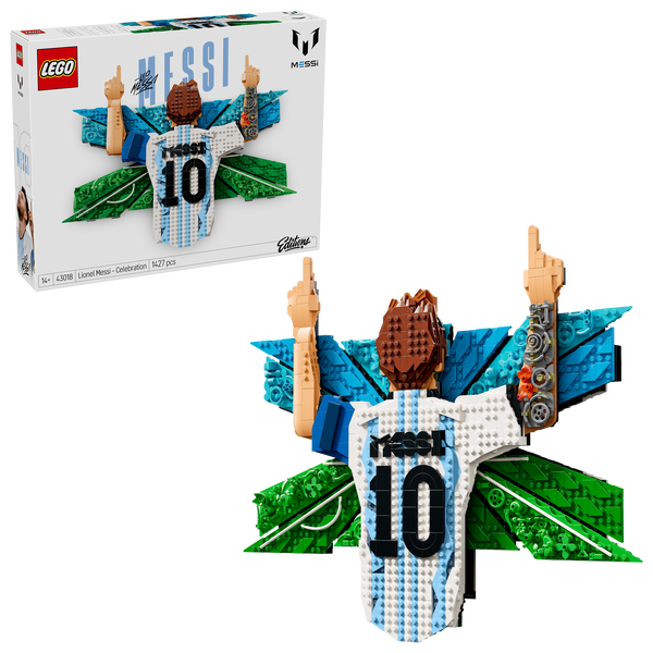 LEGO® | Editions: Lionel Messi: Celebration (43018) - box and product image