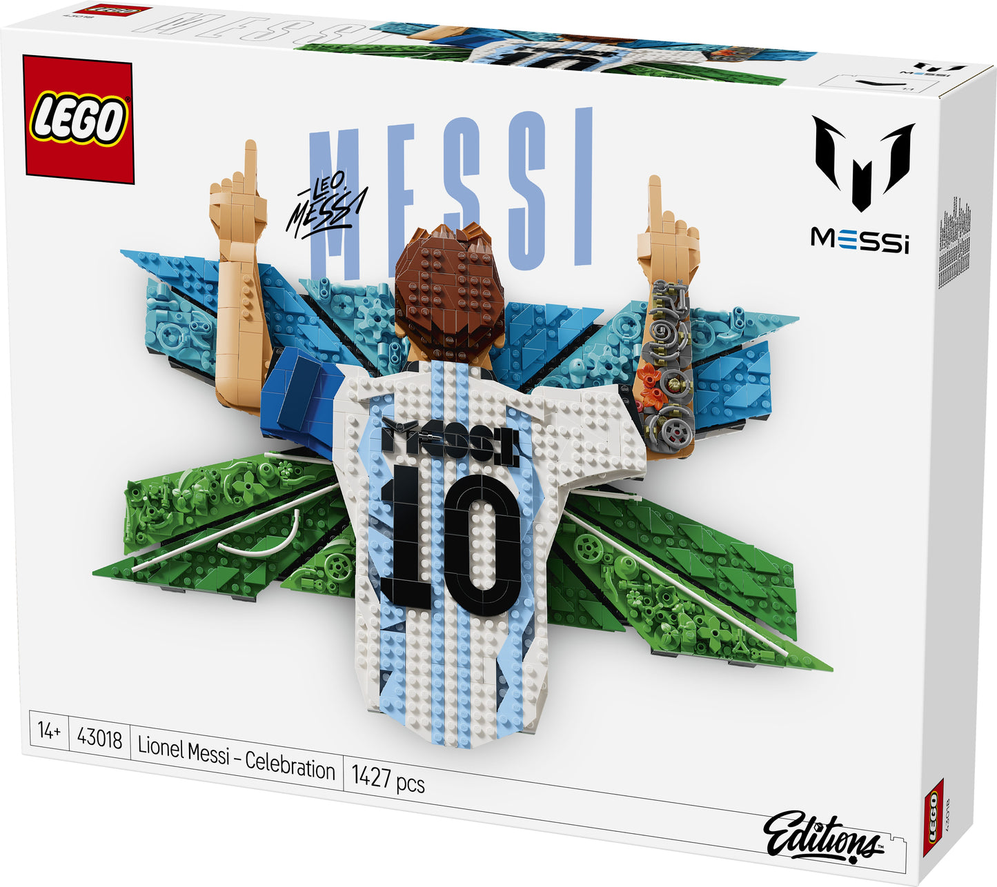 LEGO® | Editions: Lionel Messi: Celebration (43018) - box detail