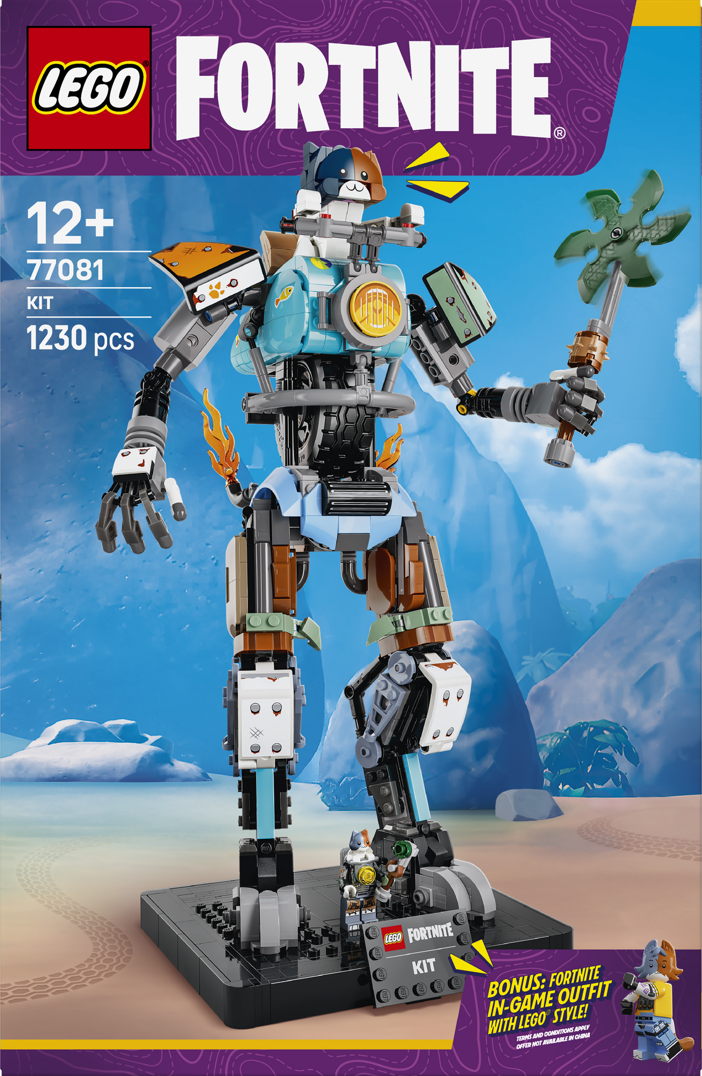 LEGO® | Fortnite: KIT (77081) - box back
