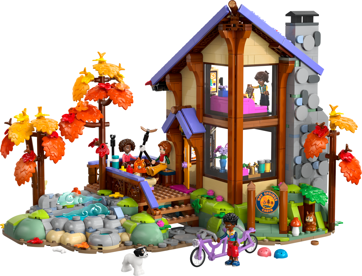 LEGO® | Friends: Cozy Fall Forest Cabin (42705) - product image