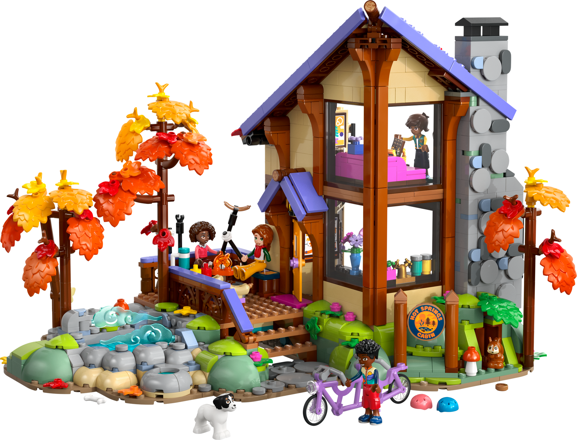LEGO® | Friends: Cozy Fall Forest Cabin (42705) - product image