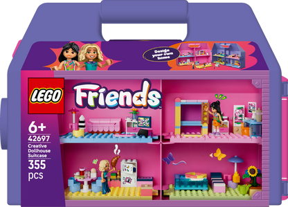 LEGO® | Friends: Creative Dollhouse Suitcase (42697) - box back