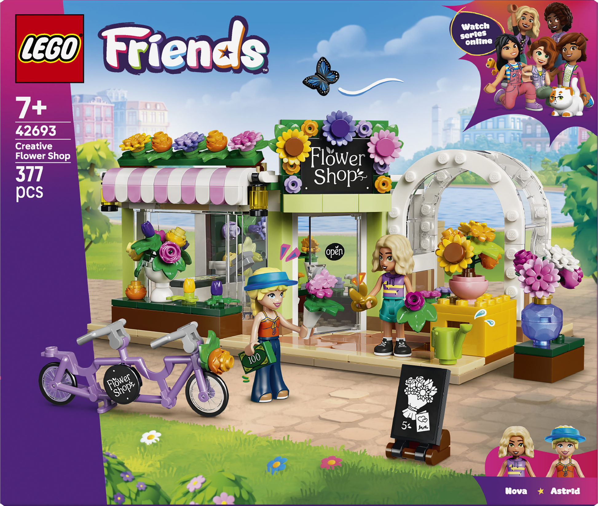 LEGO® | Friends: Creative Flower Shop (42693) - box back