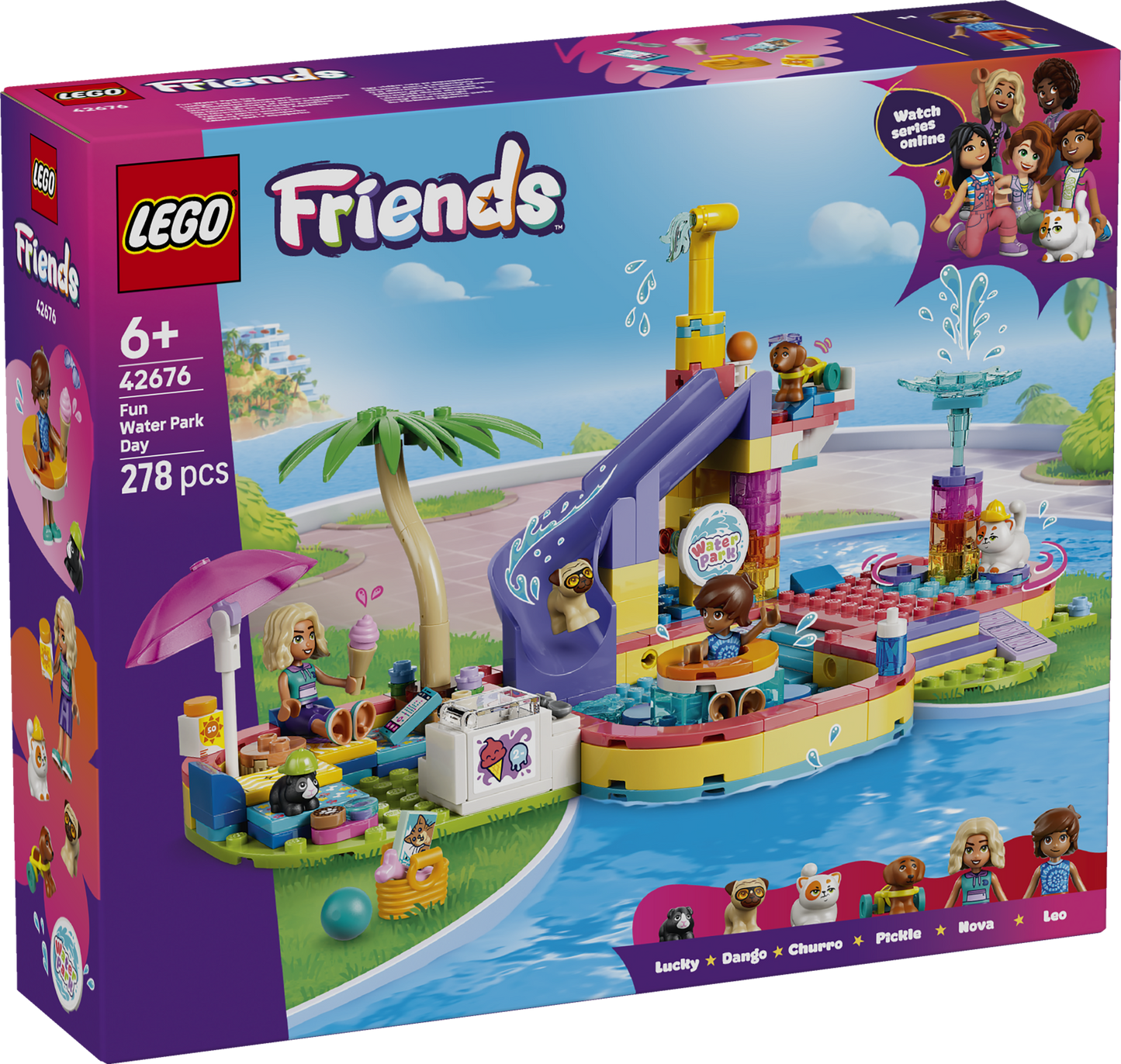 LEGO® | Friends: Fun Water Park Day (42676) - box front