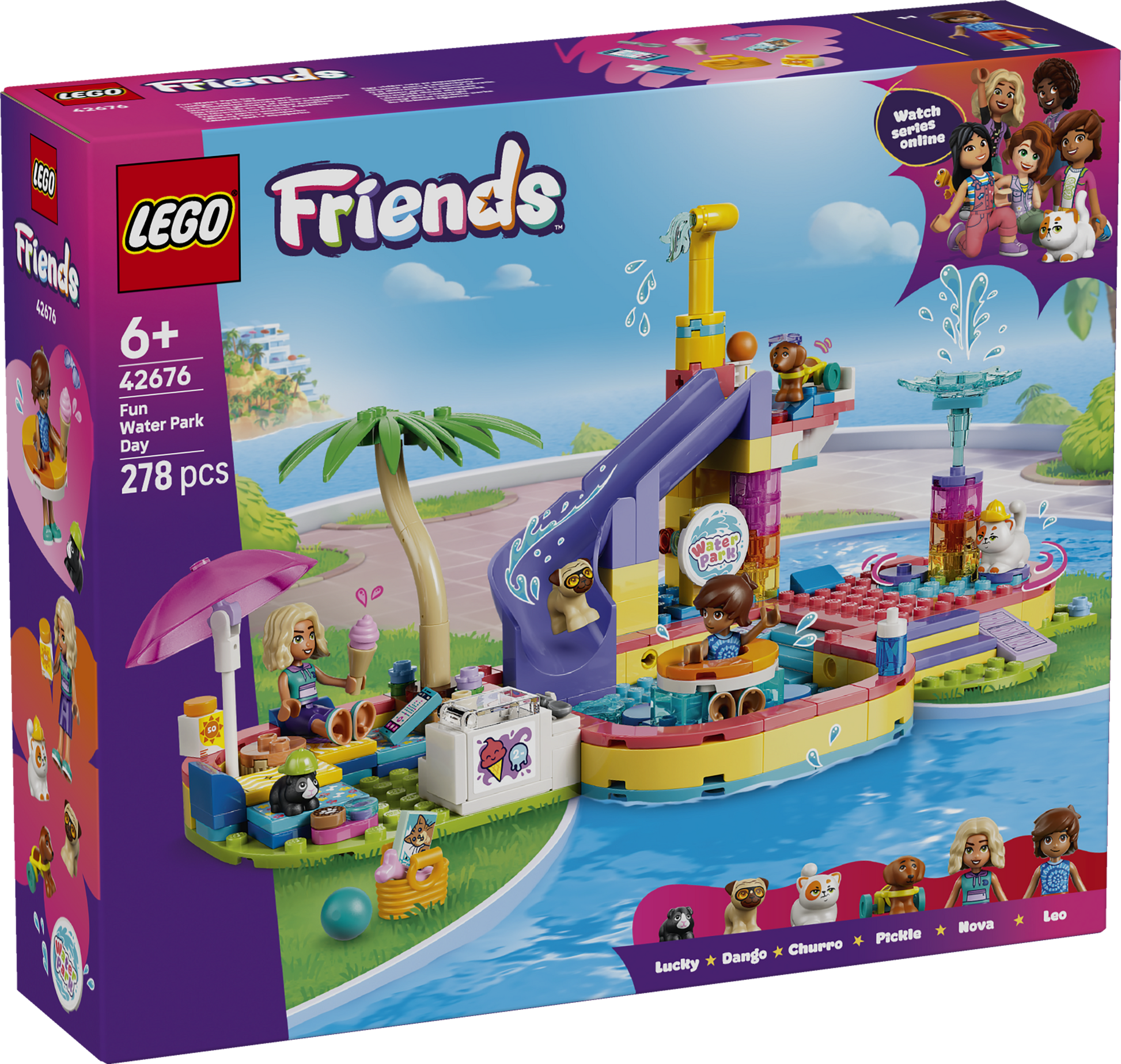 LEGO® | Friends: Fun Water Park Day (42676) - box front