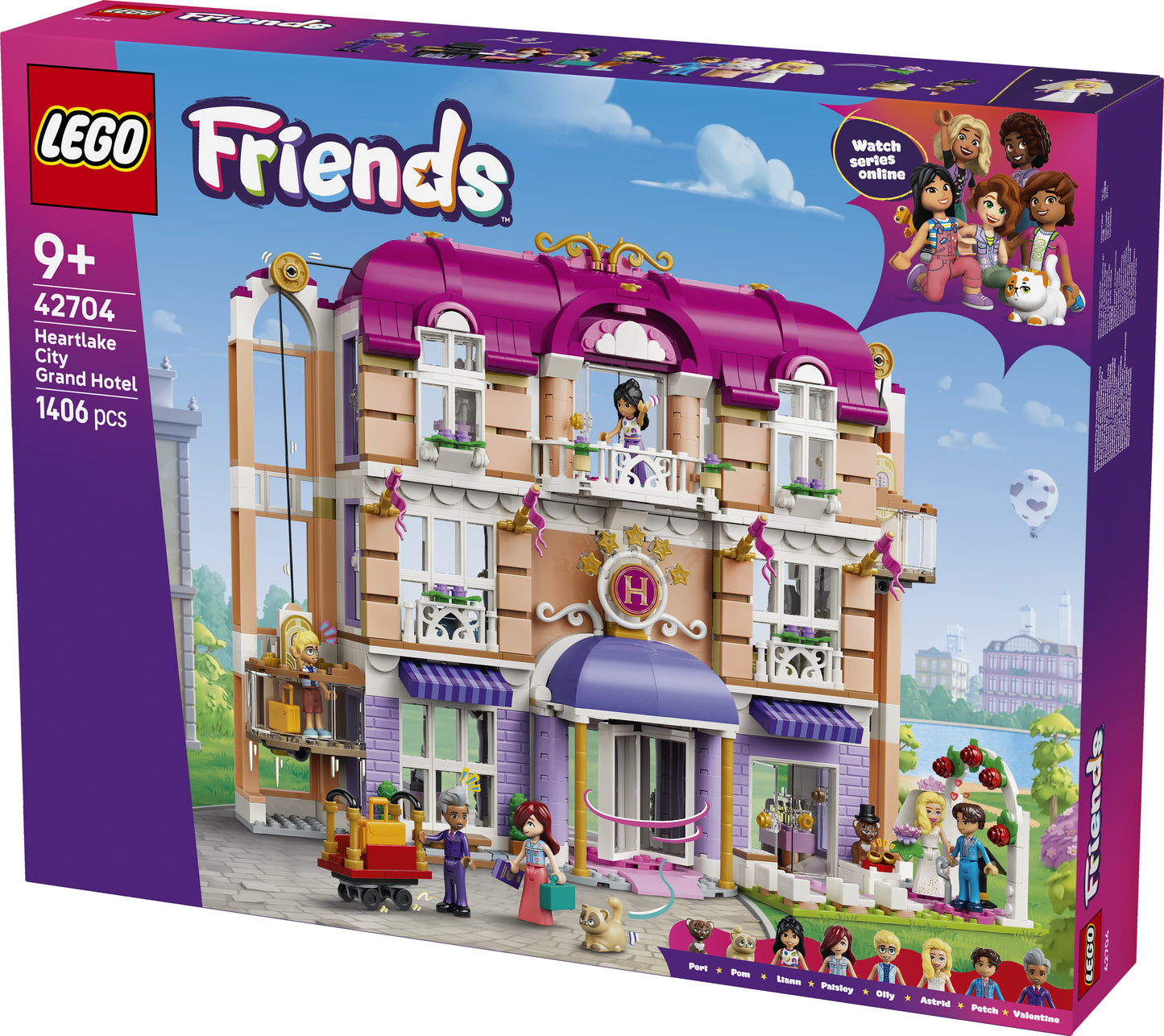 LEGO® | Friends: Heartlake City Grand Hotel (42704) - box detail