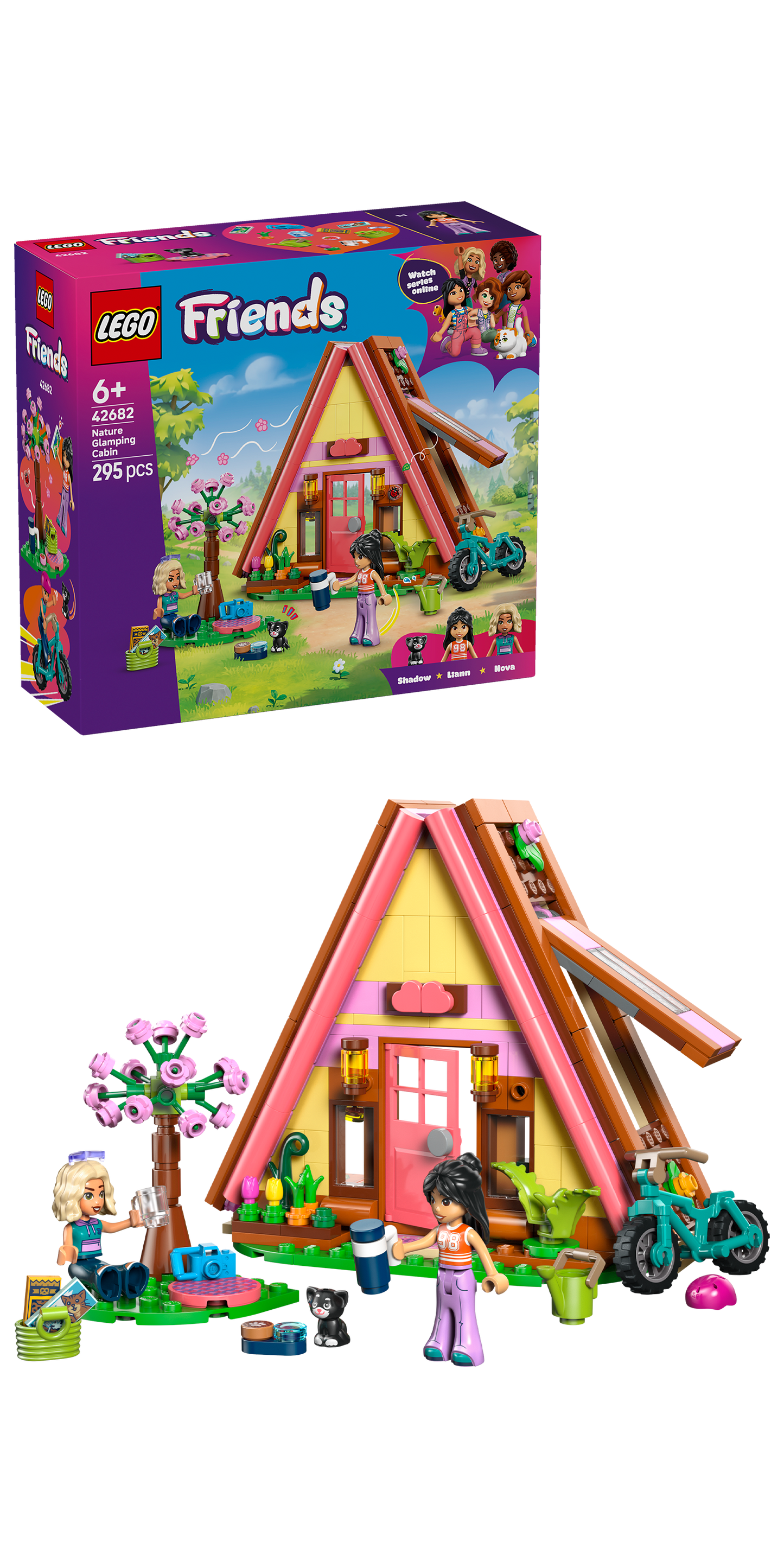 LEGO® | Friends: Nature Glamping Cabin (42682) - box and product image