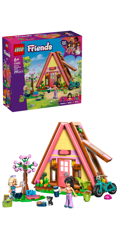 LEGO® | Friends: Nature Glamping Cabin (42682) - box and product image
